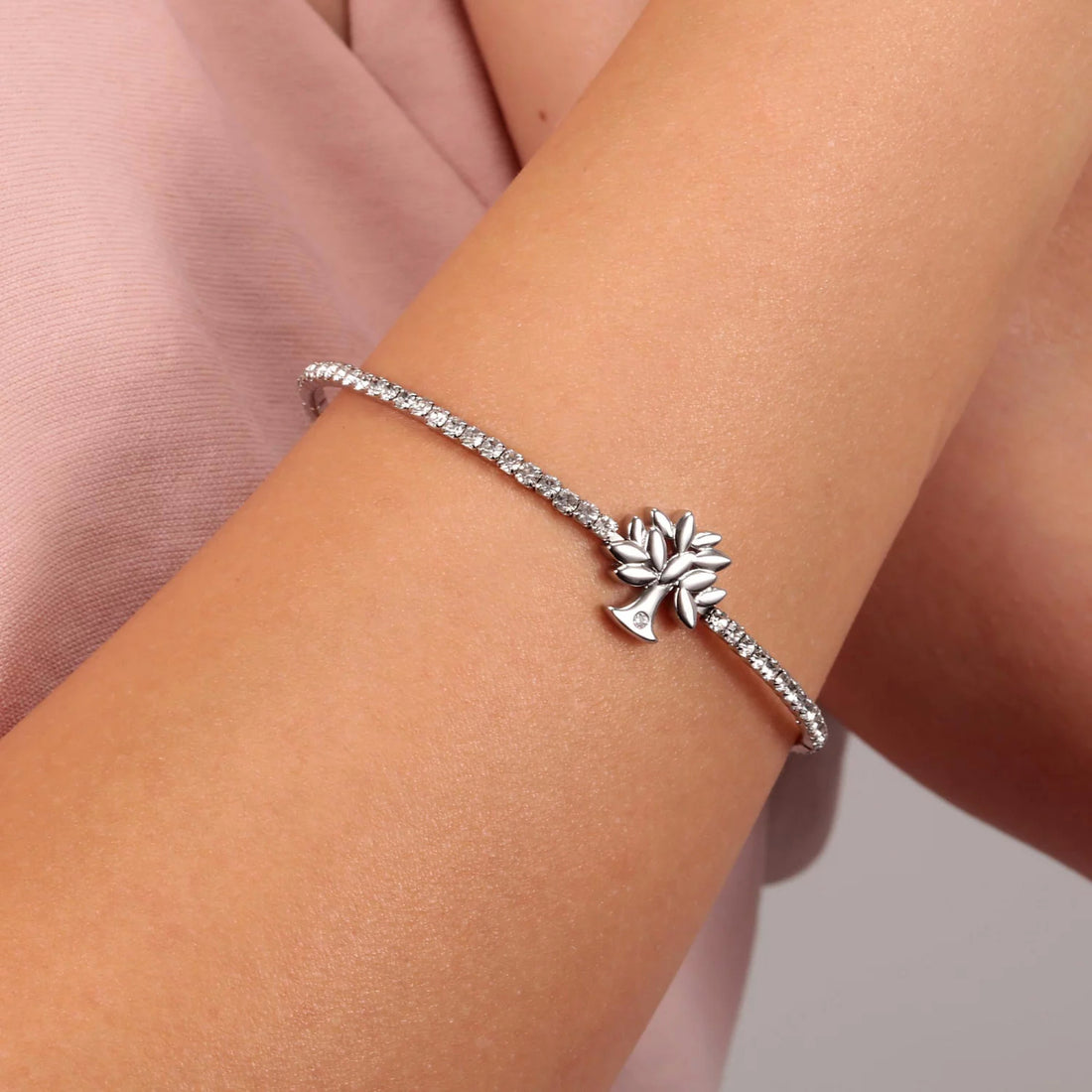 Bracciale Donna La Petite Story Ottone Con Zirconi Bianchi LPS05ASF20