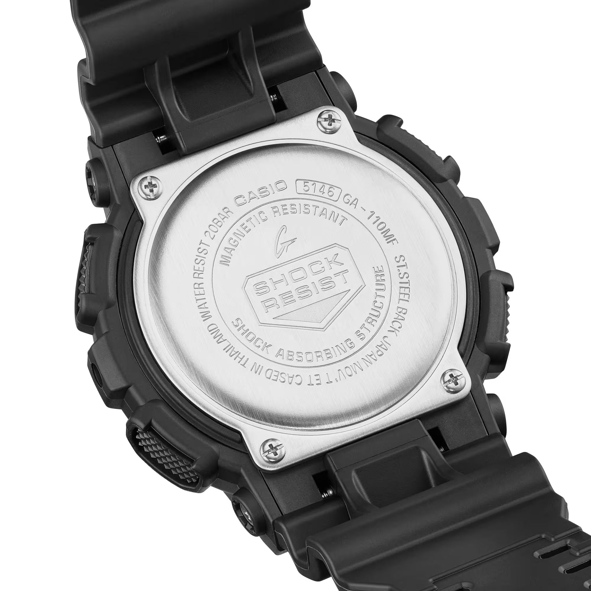 Orologio Uomo Casio G-SHOCK Quarzo Nero Fluorescente GA-110MF-1AER