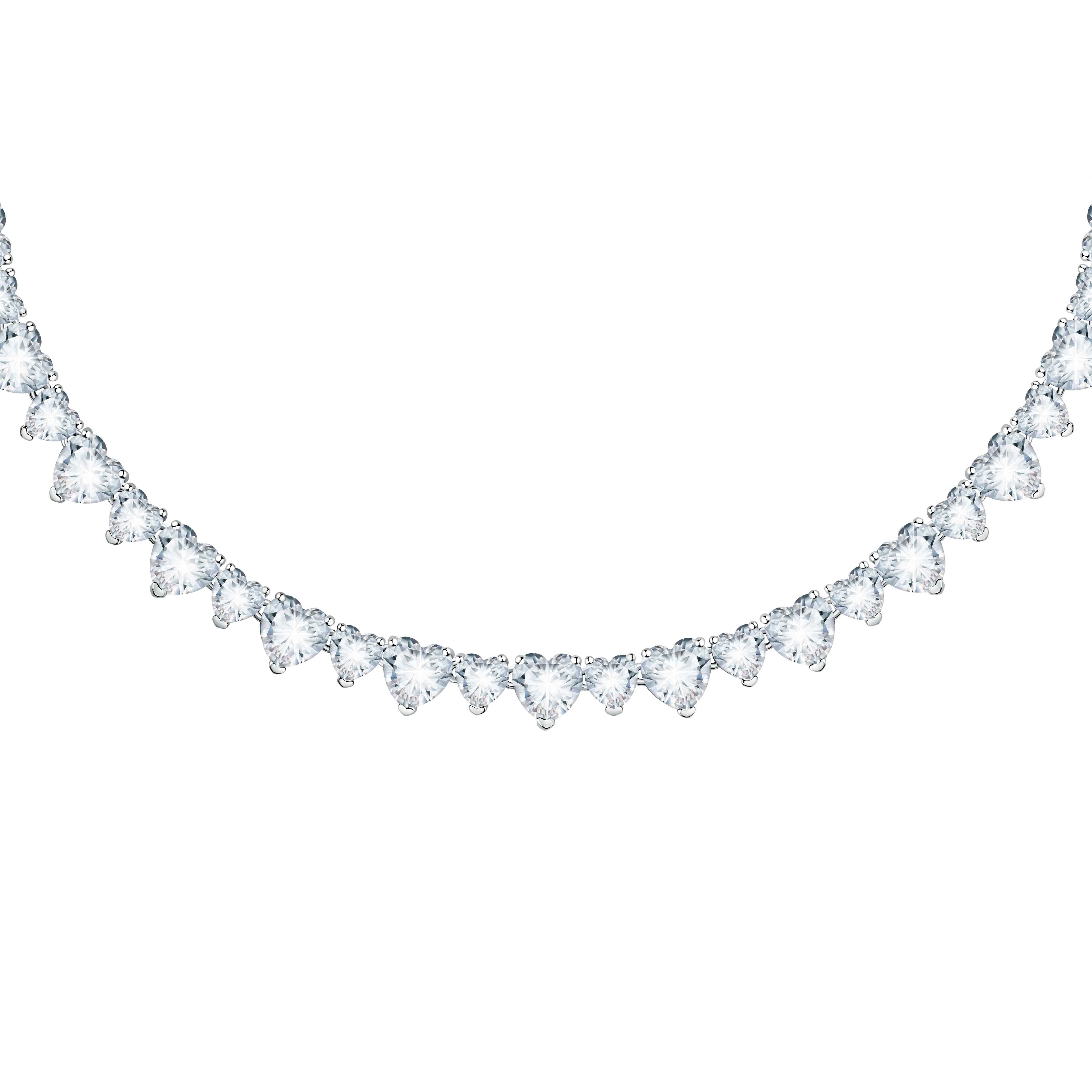 Collana Donna Chiara Ferragni Tennis Zirconi Cuori