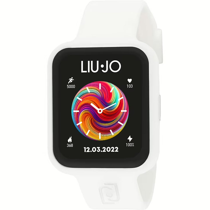 Orologio Liu Jo Donna Smartwatch Voice Fancy Gomma Bianco SWLJ129