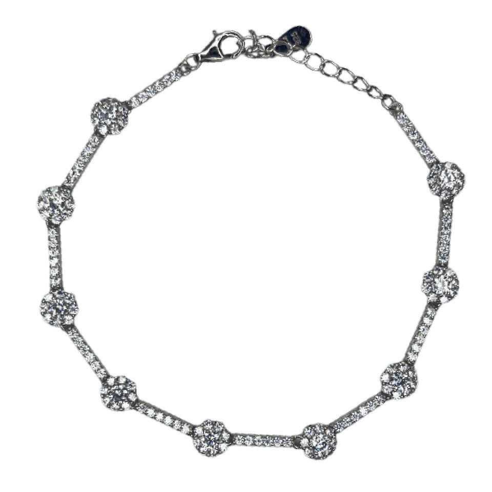 Bracciale Donna Re Mida Argento Tennis BR-Djv-20
