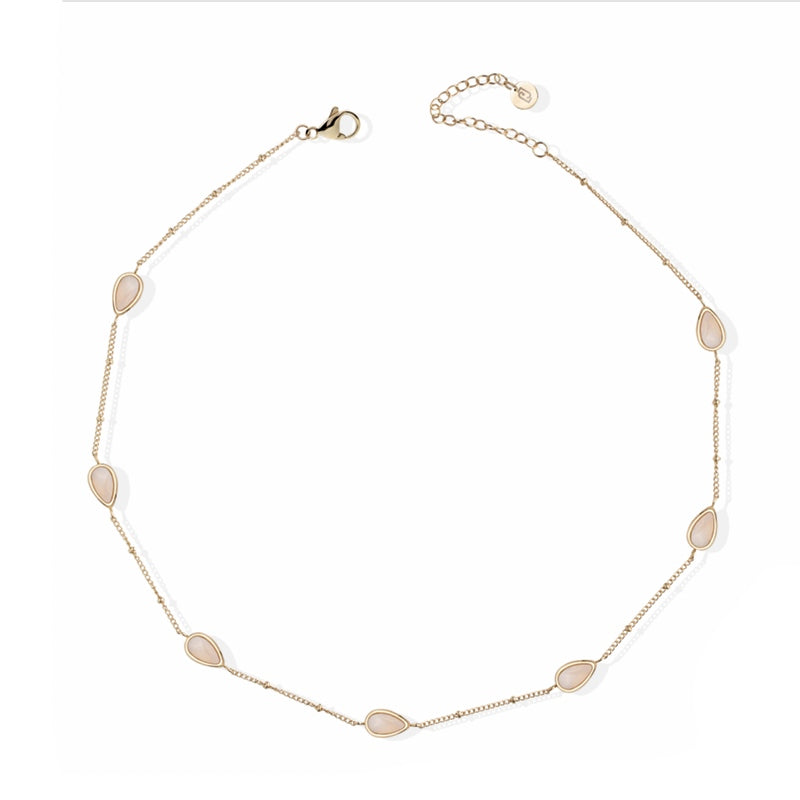 Collana Donna Liu Jo Acciaio Catena pietre Gocce LJ2837
