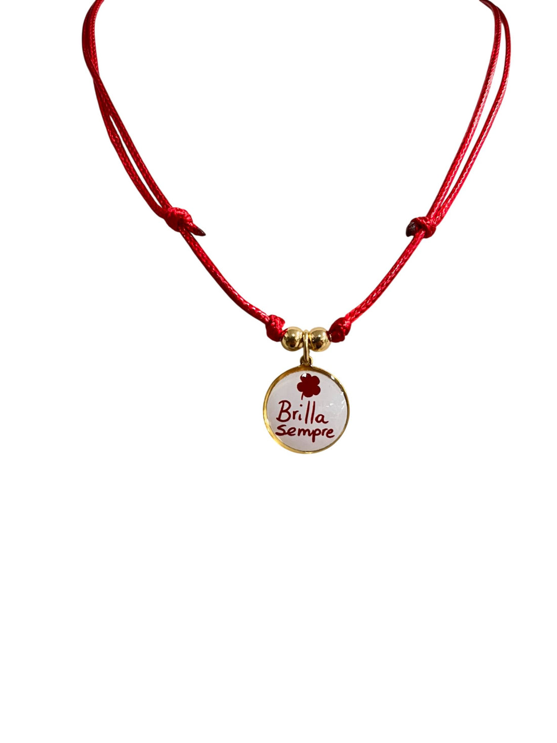 Collana Donna Re Mida Cordino Pendente Argento BRILLA SEMPRE