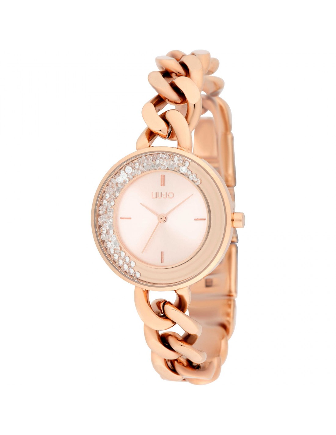 Orologio Donna Acciaio Liu Jo Luxury Dancing Zirconi Solo Tempo Quarzo