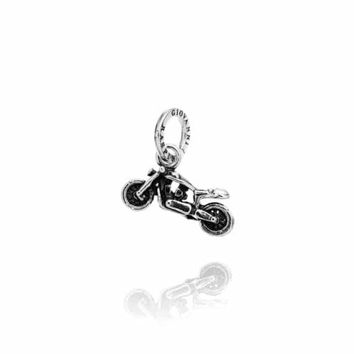 Charm Unisex Giovanni Raspini Argento 925 Ciondolo Moto Realizzato A Mano 09851