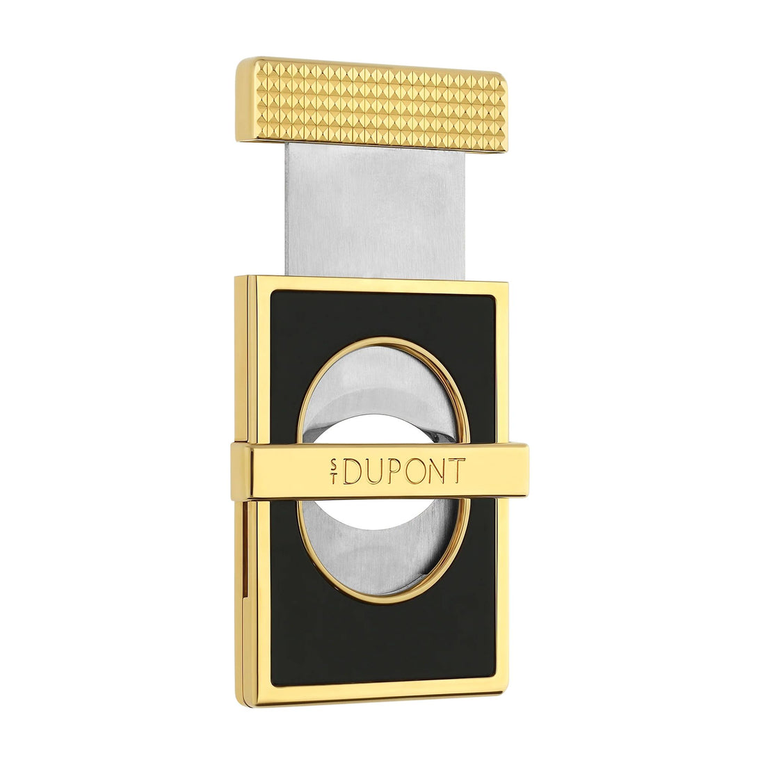 Tagliasigari Uomo Dupont Cohiba Cutter Stand Acciaio Lacca Nera 003472