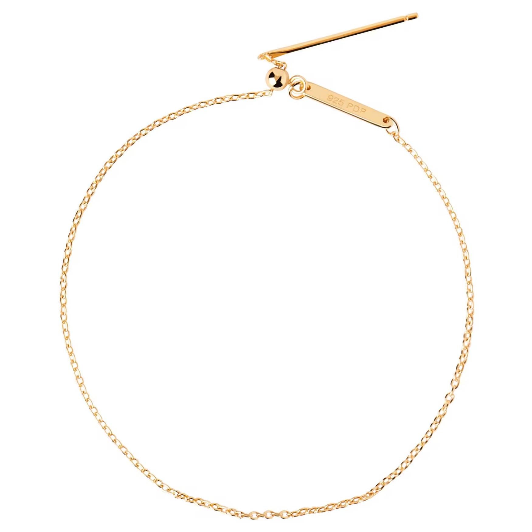 Bracciale Donna PDpaola Argento Dorato 925 Base Per Cham PU01-172-U
