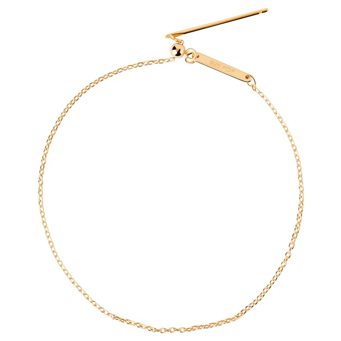 Bracciale Donna PDpaola Argento Dorato 925 Base Per Cham PU01-172-U
