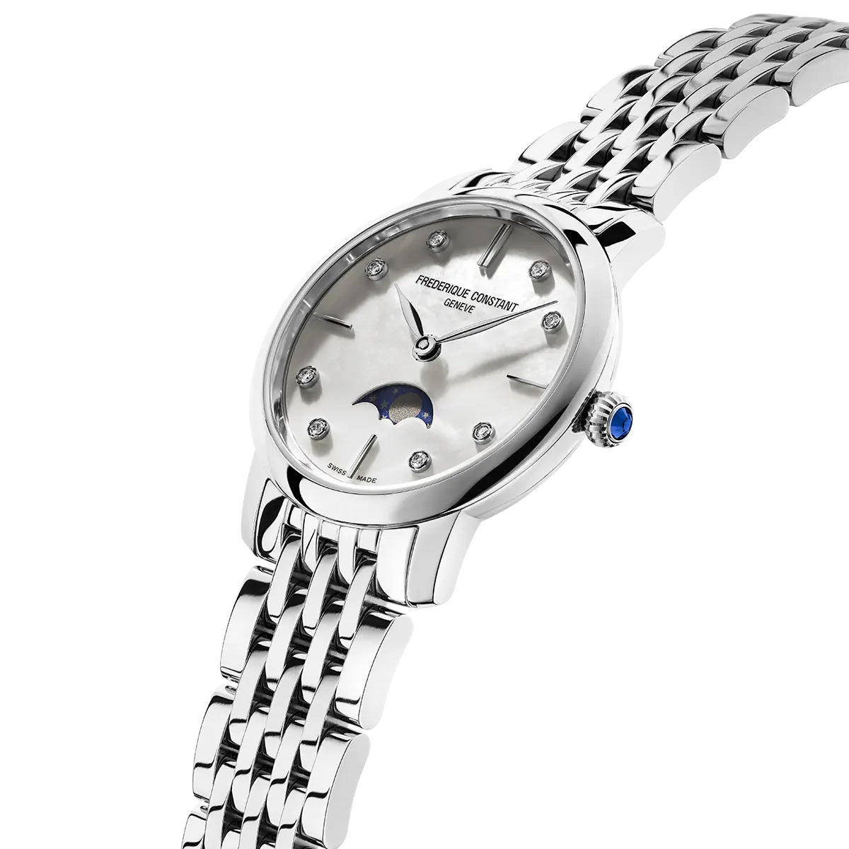 Orologio Donna Frederique Constant Acciaio Diamanti FC-206MPWD1S6B