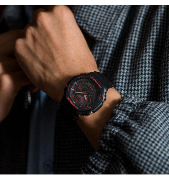 Orologio Uomo Casio G-SHOCK Gomma Quarzo Nero GA-B2100BNR-1AER