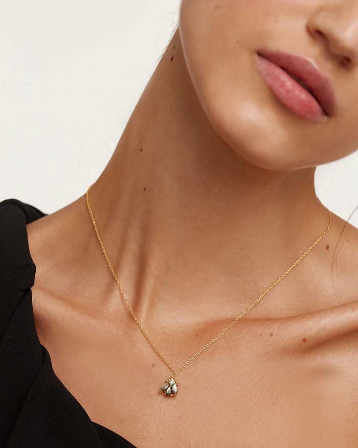 Collana Donna PDPaola Farfalla Argento Dorato 925 Zirconi CO01-198-U