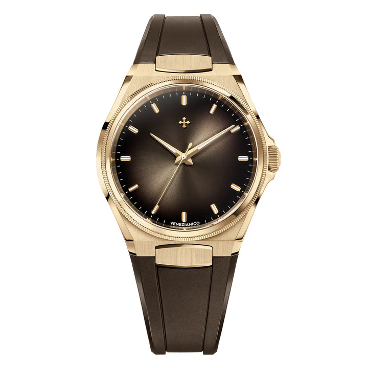 Orologio Uomo Venezianico Arsenale Bronzo 40 mm Marrone 6221555