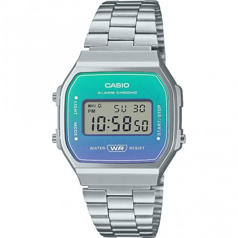 Orologio Donna Acciaio Casio Digitale Vintage  A168WER-2AEF