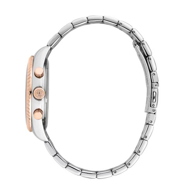 Orologio Uomo Maserati Competizione Acciaio Rosè Marrone Quarzo Cronografo Data R8853100049