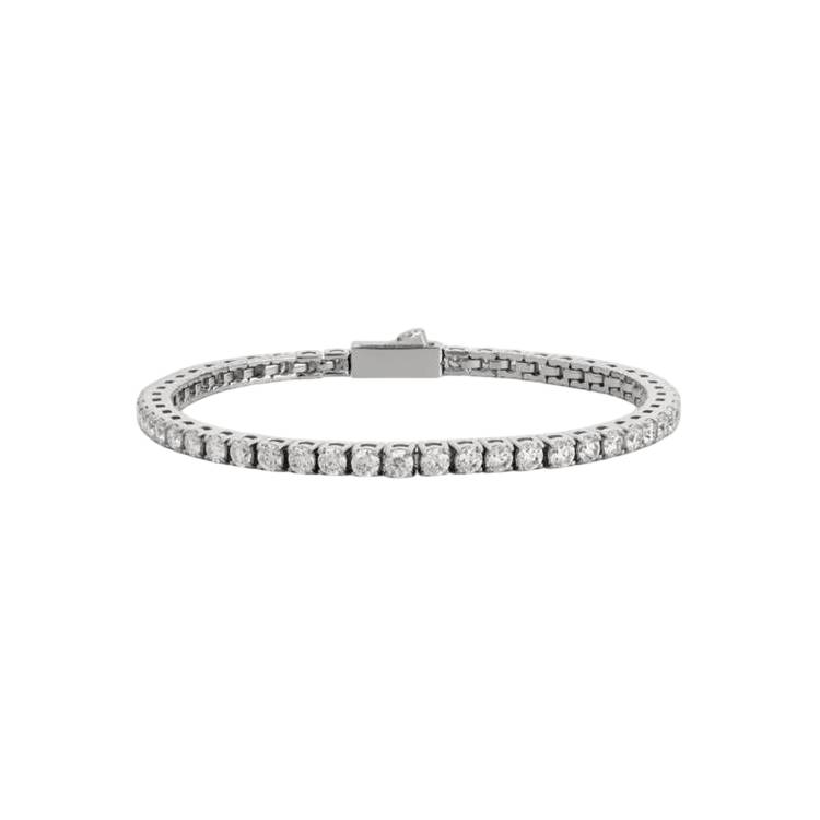 Bracciale Uomo John Richmond Tennis Titanio Brillanti Bianchi Silver IP JRTM01WW