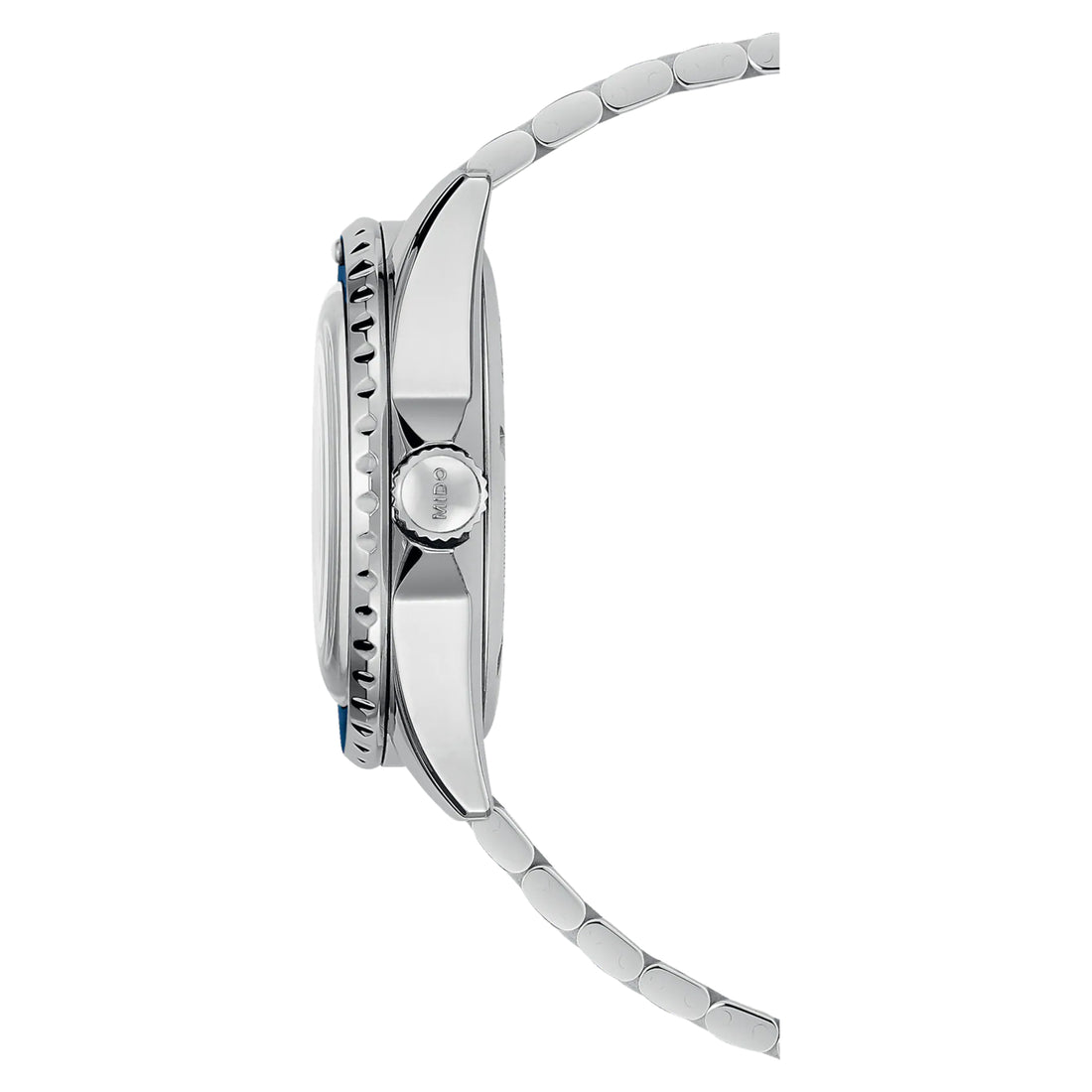 Orologio Uomo Mido Acciaio Automatico Data Cinturino Tessuto Blu M0268071104100