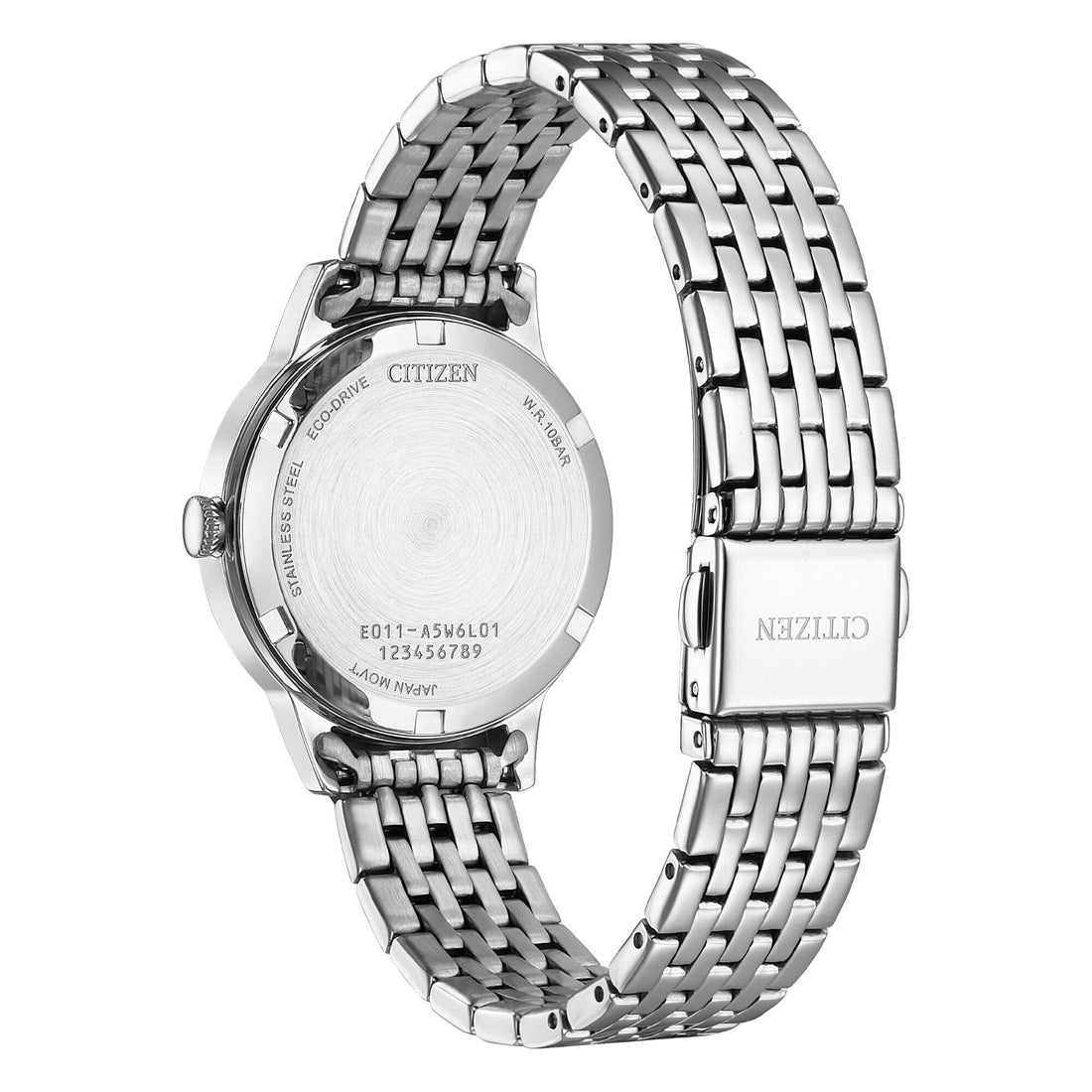 Orologio Donna Citizen Eco-Drive Solo Tempo Acciaio Bianco EW2621-59A