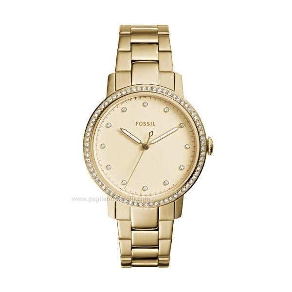 Orologio Donna Fossil Solo Tempo Con Ghiera Zirconata ES4289