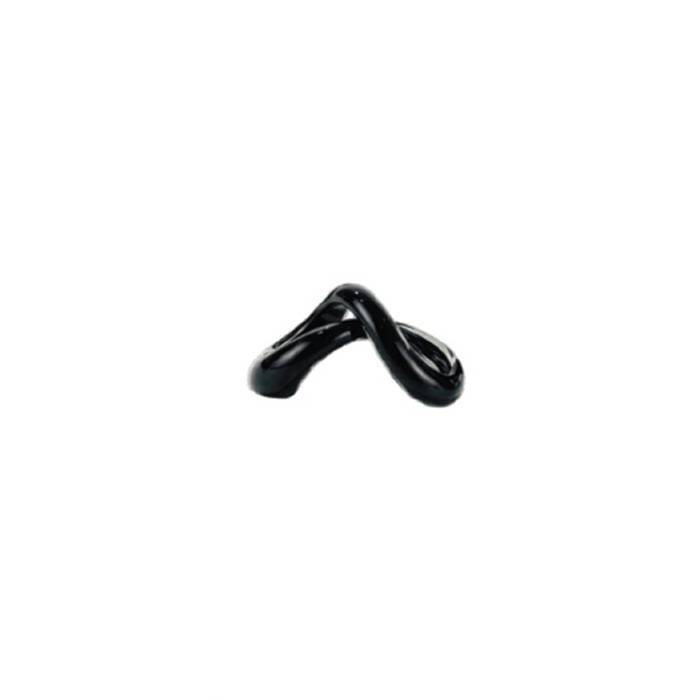 Scultura Cristallo Onlylux Sogninfiniti 16 cm Nero OL03471