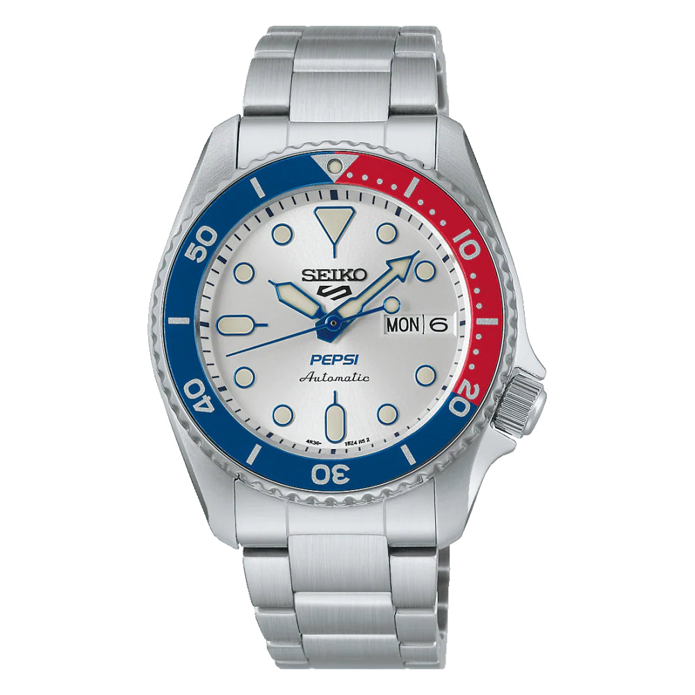Orologio Uomo Seiko 5 Pepsi Edizione Limitata Acciaio SRPL99K1