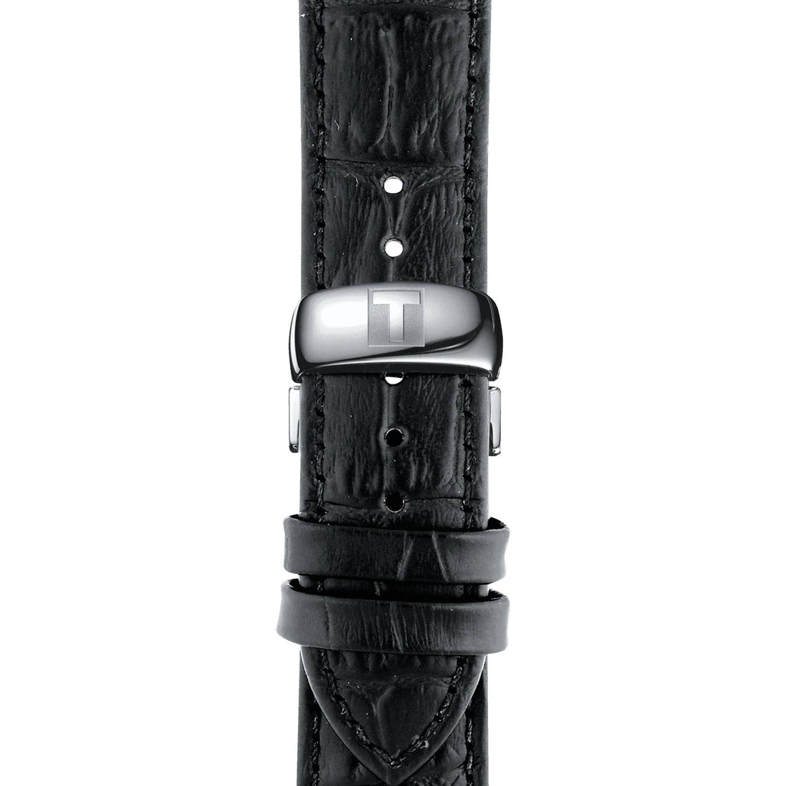 Orologio Uomo Tissot Quarzo Solo Tempo Acciaio Tradition Pelle Nero T0636101605800