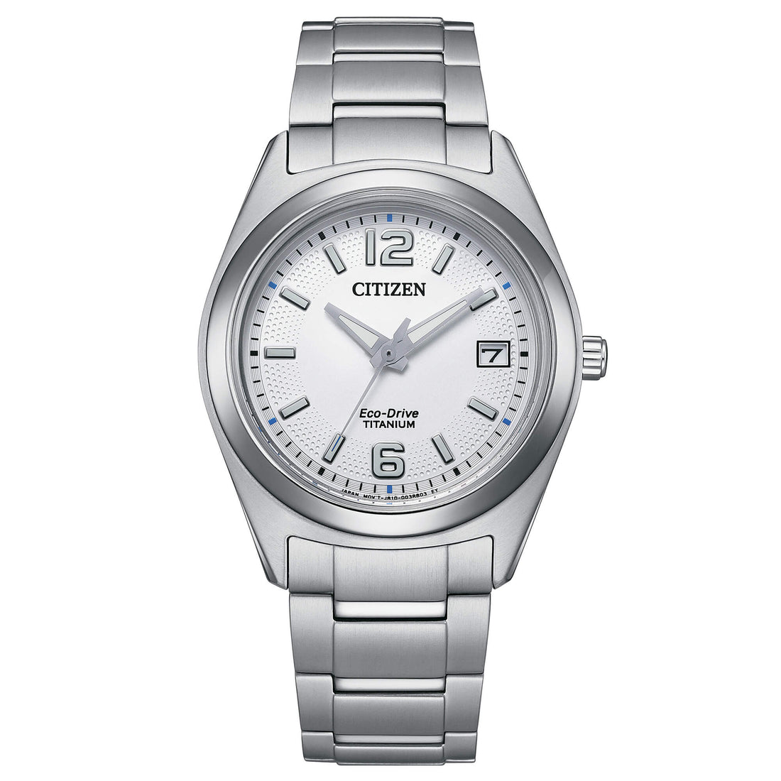 Orologio Donna Citizen Eco Drive Super Titanio Solo Tempo Data Bianco FE6151-82A