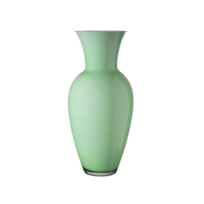 Vaso cristallo Onlylux minuetto verde acqua 42  cm OL02550