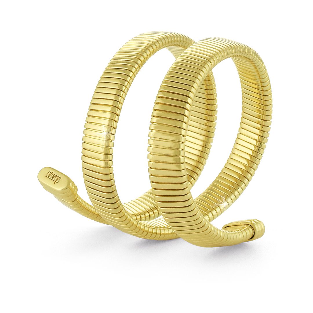 Bracciale Donna Unoaerre Bronzo Dorato Rigido Tubogas 491882