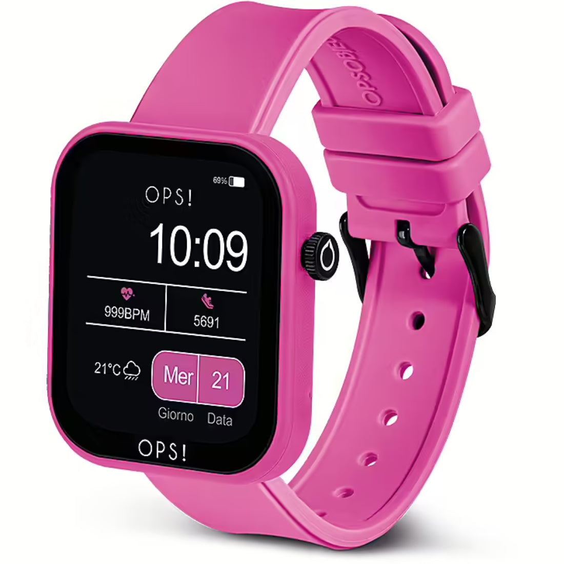 Orologio Donna Ops Smartwatch Active Call Rosa Fucsia OPSSW-28