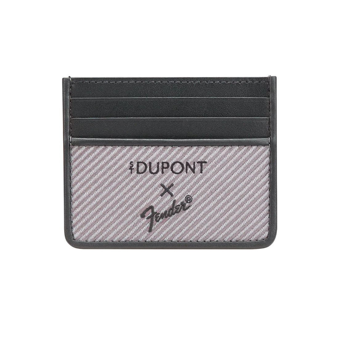 Porta Carte Uomo DupontxFender Portafoglio Pelle Nero 7 Carte 1FE683BK1