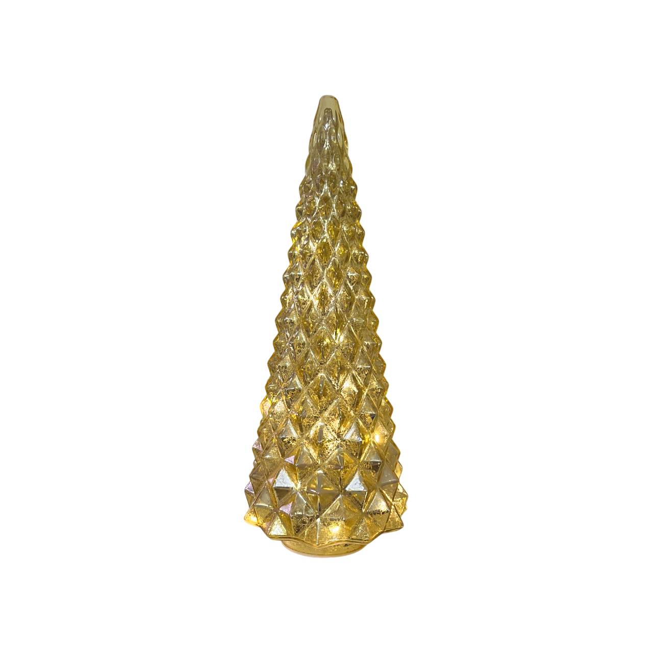 Albero Lumiere Triangle Fade Oro Led 42cm 56952