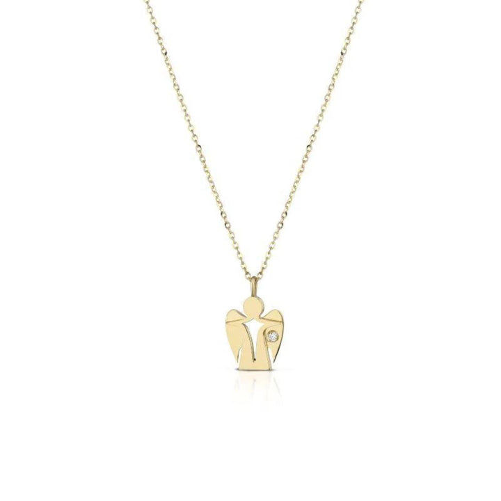 Collana Donna Roberto Giannotti Oro Giallo 9 KT Diamante Angelo Liscio PZ655
