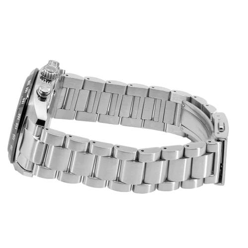 Orologio Uomo Seiko Prospex Acciaio Cronografo Carica Solare Bianco Nero SSC813P1