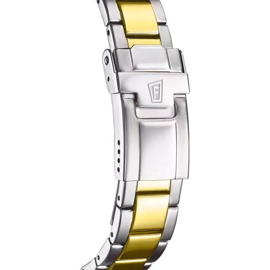 Orologio Donna Festina Acciaio Bicolore Quarzo Solo Tempo Madre Perla Zirconi F20504/2