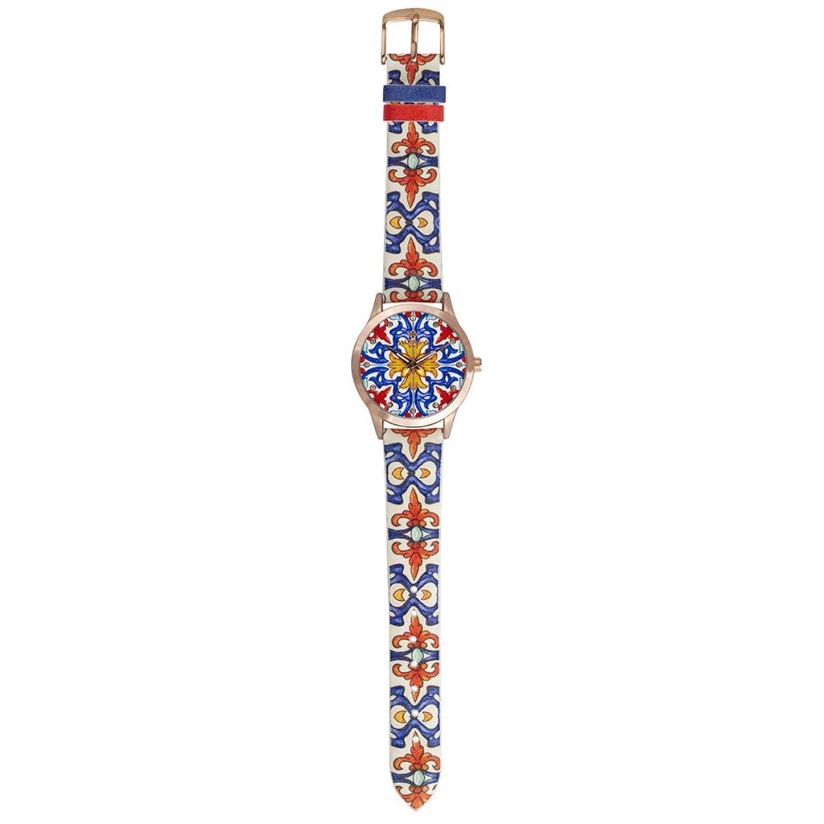 Orologio Donna Mizzica Keramons Quarzo Solo Tempo Cinturino Pelle