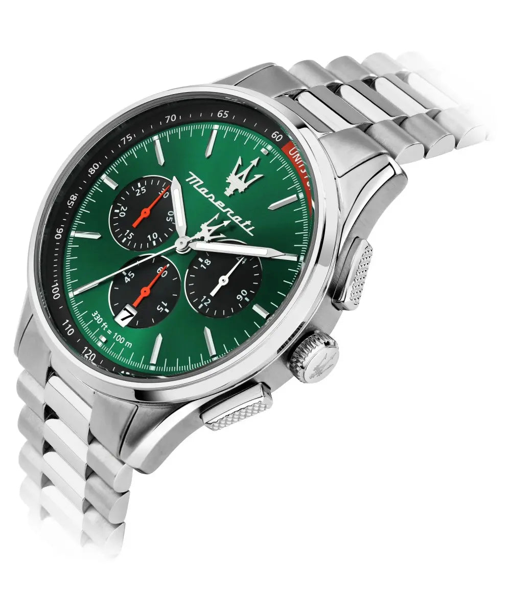Orologio Uomo Maserati Acciaio  box con cinturino Maglia President Cronografo Data R8873624002
