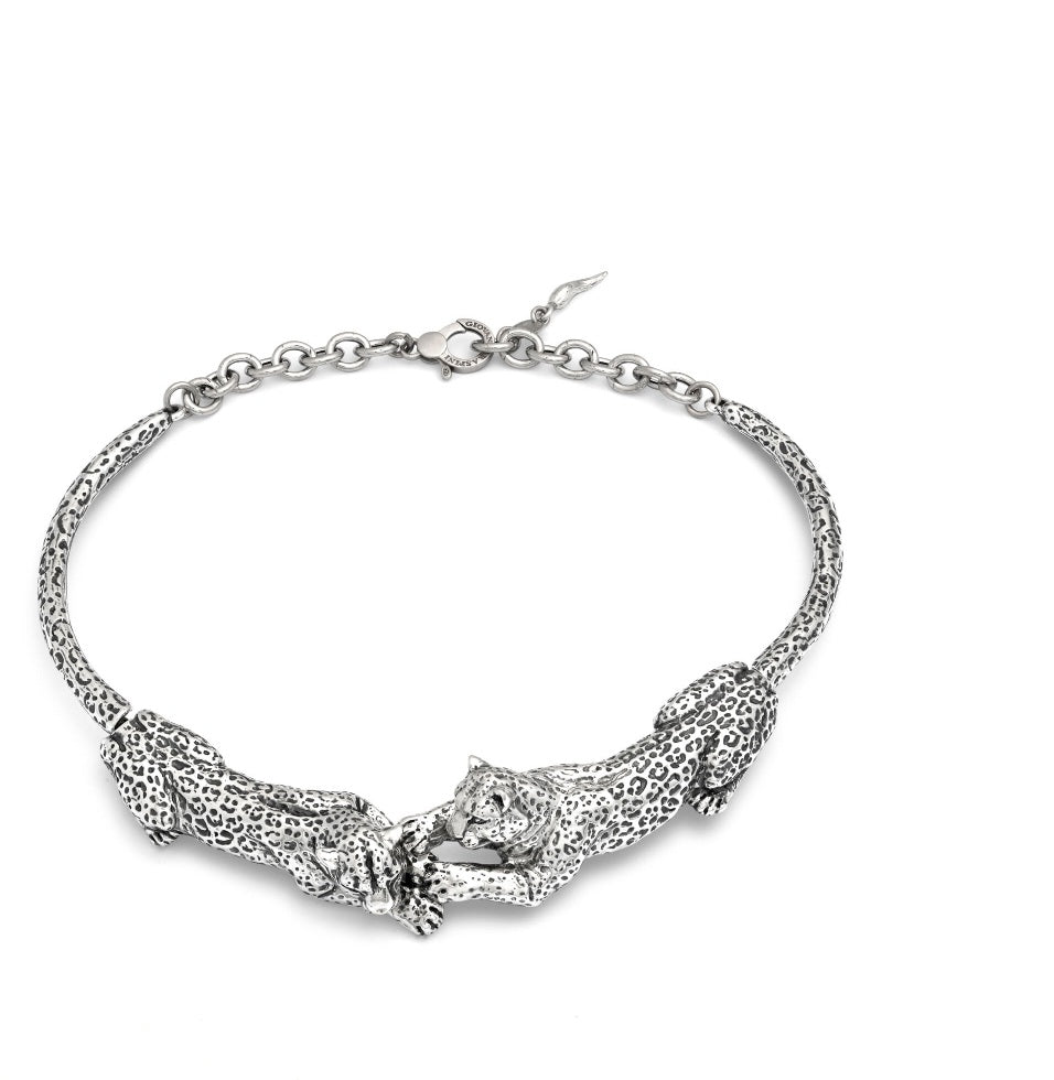 Collana Donna Giovanni Raspini Argento 925 Leopardi 12270