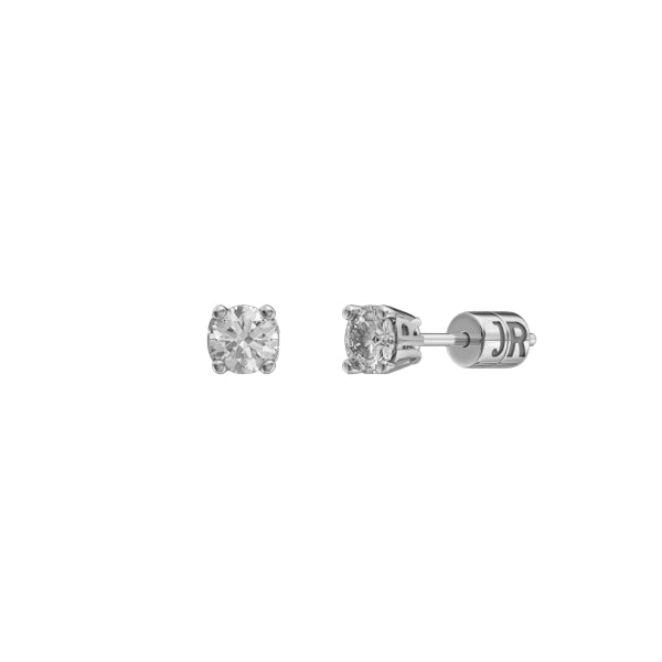 Orecchini Donna John Richmond Punto Luce Acciaio Titanio Diamanti Bianchi JRSOE02WW