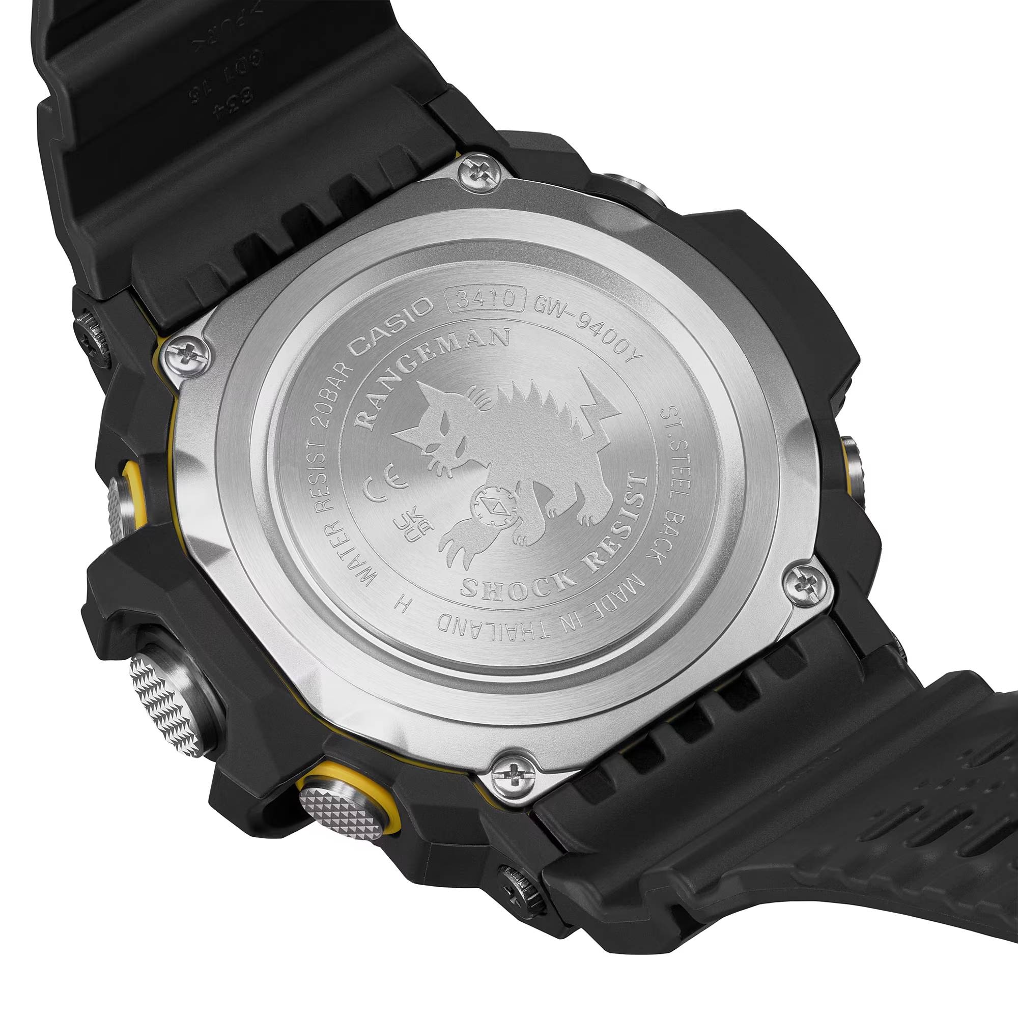 Orologio Uomo Casio G-SHOCK Rangeman Digitale Nero Giallo Emergenza GW-9400Y-1ER