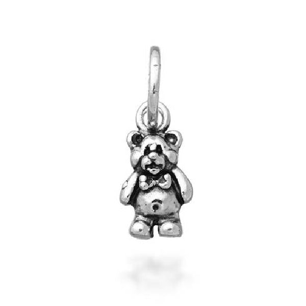 Charm Unisex Giovanni Raspini Argento 925 Mini Orsetto Realizzato A Mano 10916