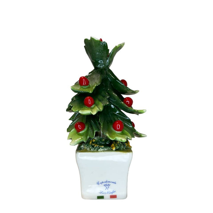 Albero di Natale Capodimonte Classico Vaso Bocciolo 18cm CAP30