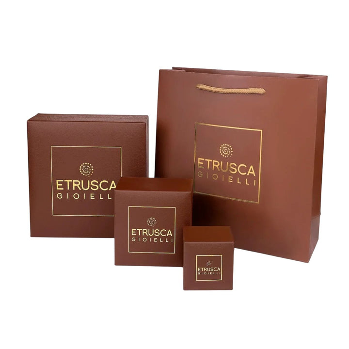 Orecchini Donna Etrusca Bronzo Dorato Oro 18 KT WSET00970.YG