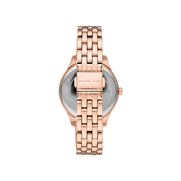 Orologio Donna Michael Kors Portia Acciaio Rosè Zirconi Quarzo Solo Tempo MK3839