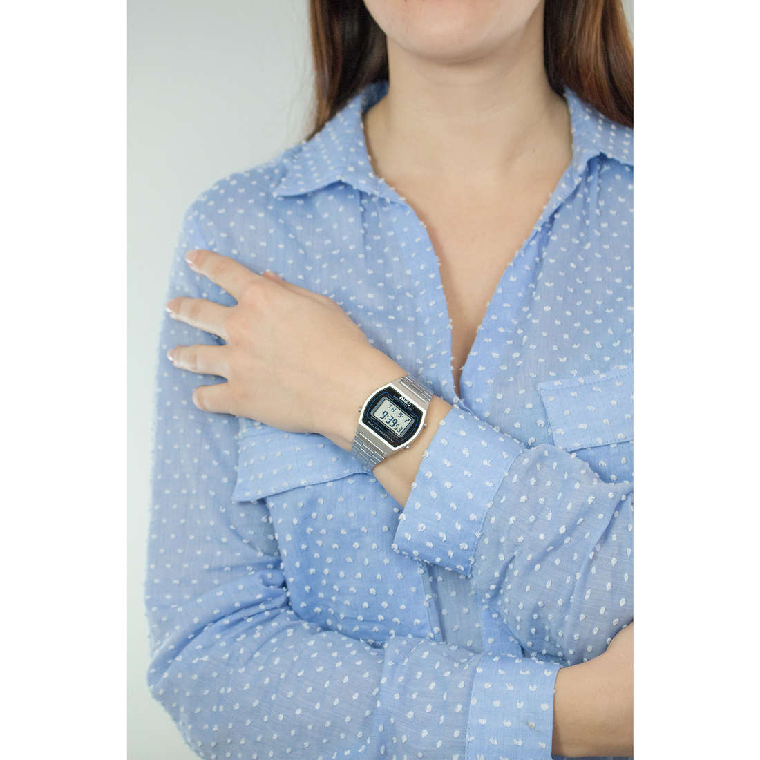 Orologio Unisex Casio Vintage Acciaio Color Argento B640WD-1AVEF