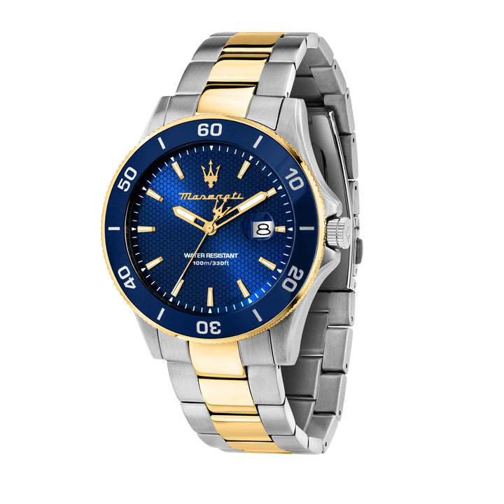 Orologio Uomo Maserati Acciaio Quarzo  Blu Data 100 M R8873600010