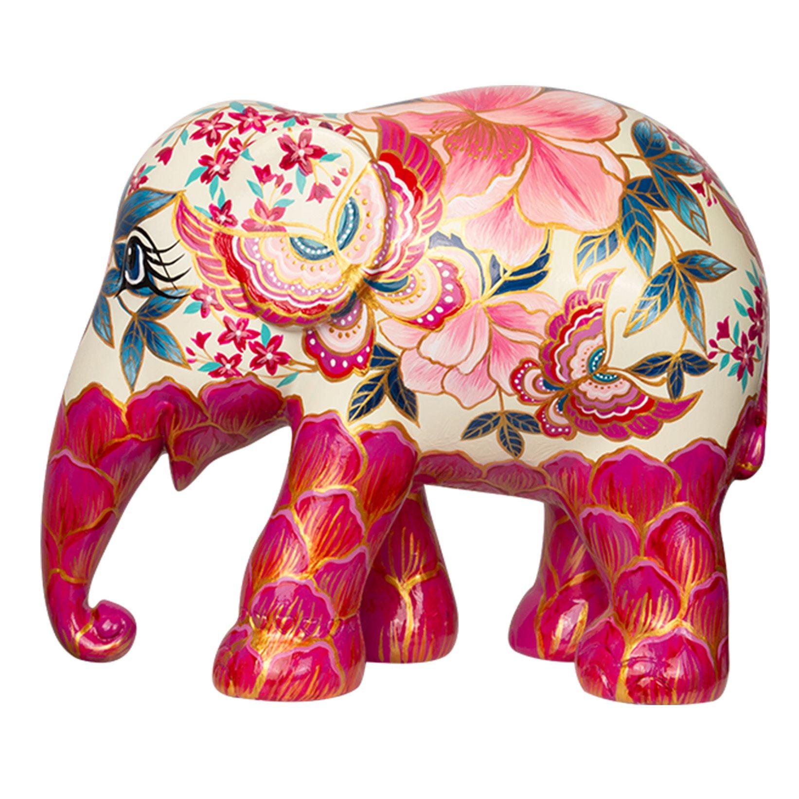 Scultura Elefante Belinda 15 cm Resina Dipinto A Mano 8858831273054