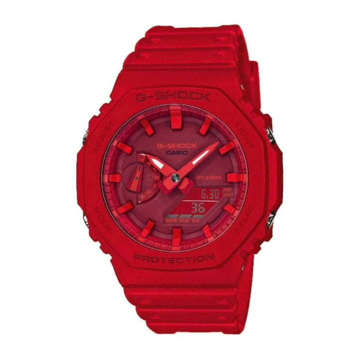 Orologio Uomo Casio G-SHOCK Gomma Analogico Digitale Quarzo GA-2100-4AER