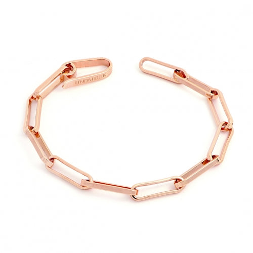 Bracciale Donna Unoaerre Bronzo Dorato Rosa Catena Semplice 512268