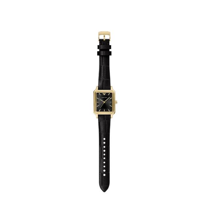 Orologio Uomo Emporio Armani Quarzo Data Nero Cinturino Pelle Nero AR11757