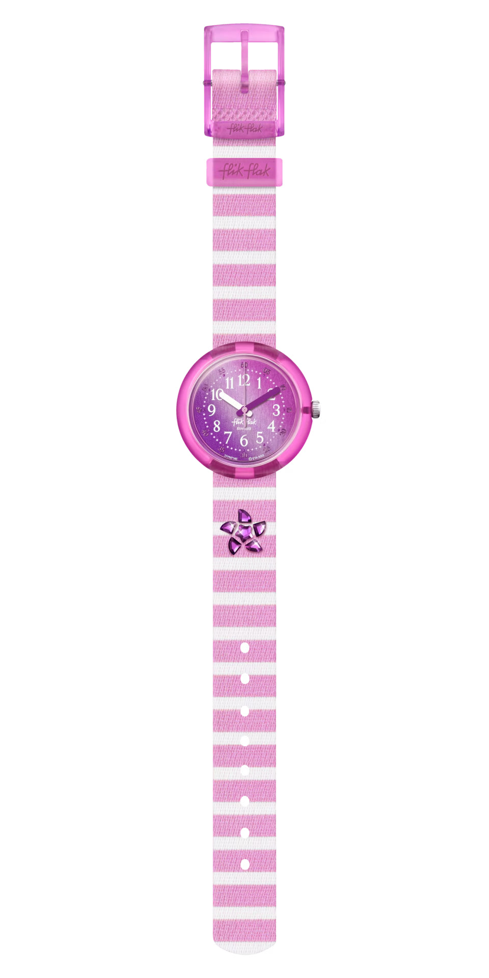 Orologio Bambina Swatch Flik Flak Shining Seastar Rosa Viola ZFPNP146